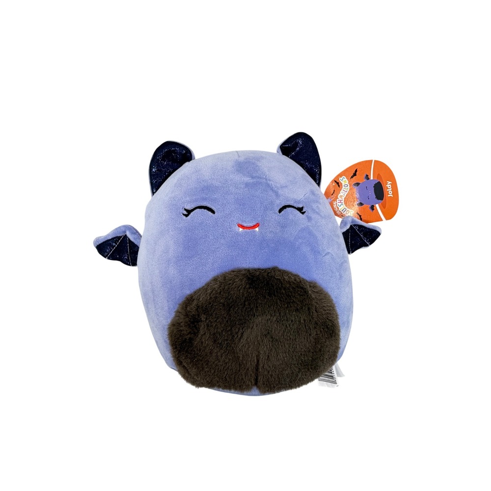 Squishmallows Joldy the Bat 8 Inch Halloween Plush Purple Fuzzy Belly 2023 NWT